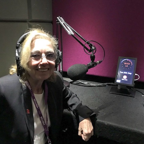 BBC Woman's Hour interview with Barbara Res during Inspire Summit construction event with Unhooked Communications 