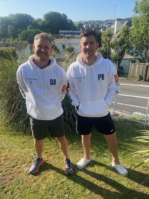 Dave and Phil ran 10 marathons in 10 days across 10 counties to raise money money for specialist MS treatment for Maddy